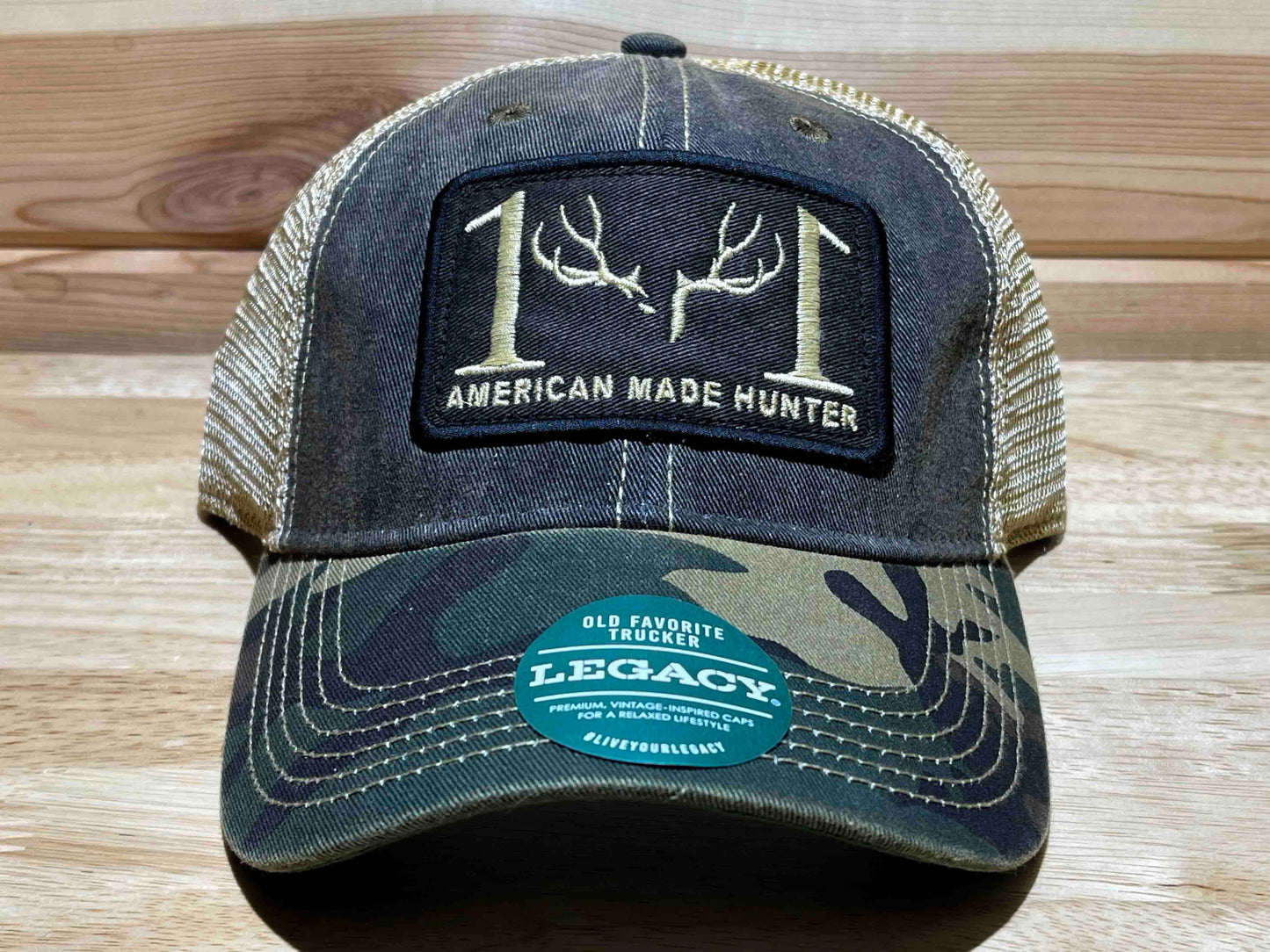American Made Hunter | Old Favorite Trucker: Camo & Black