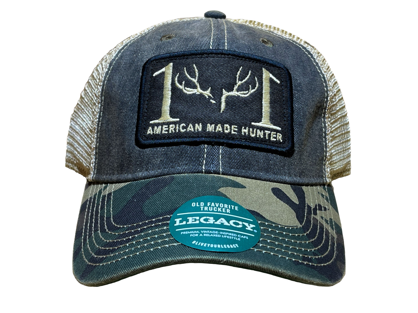 American Made Hunter | Old Favorite Trucker: Camo & Black