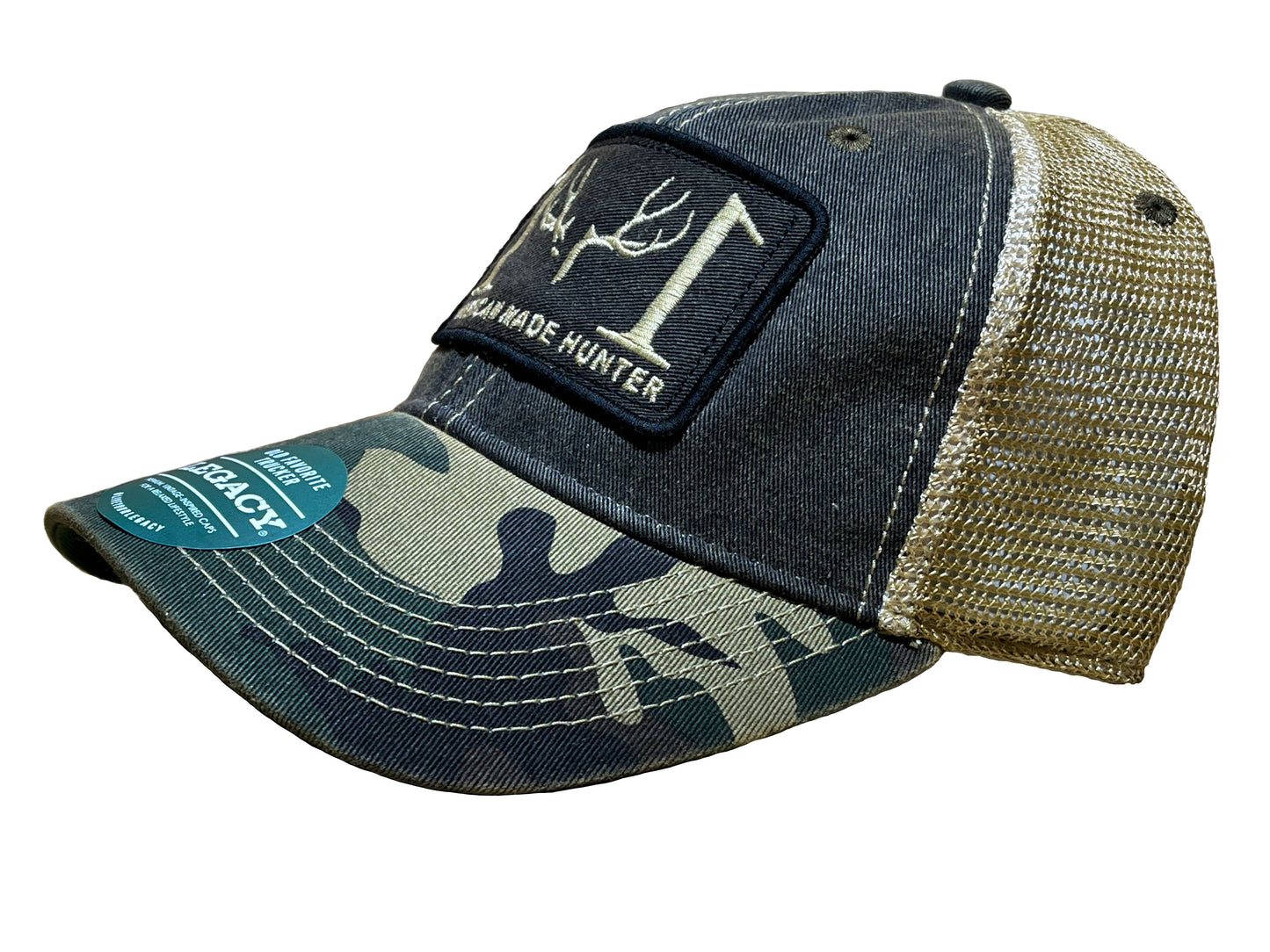 American Made Hunter | Old Favorite Trucker: Camo & Black